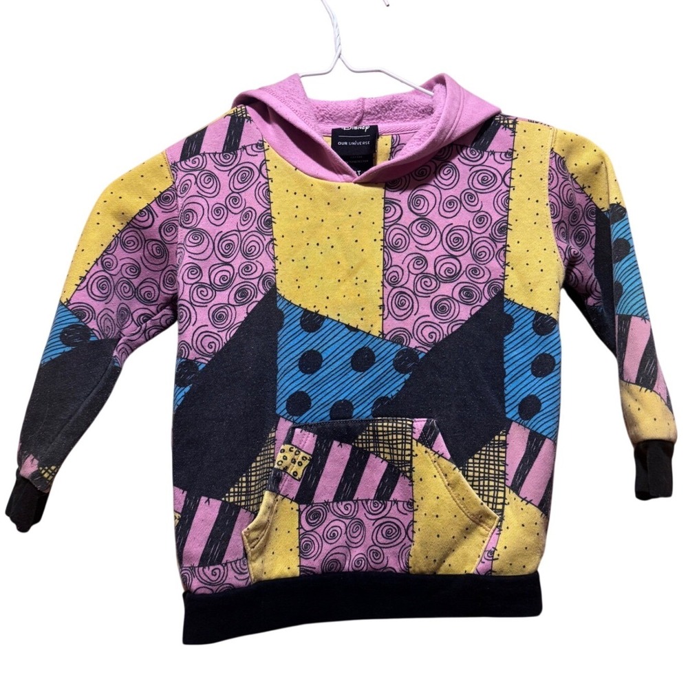 Kids Disney The Nightmare Before Christmas‎ Sally Patchwork Hoodie 3T